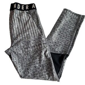 Under Armour Leggings Women's XS Gray Cool Switch Run Printed Ankle Activewear